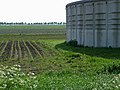 A liquid manure storage silo in the Netherlands in 2012