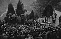 Unveiling of memorial seat for Thomas Agar-Robartes in 1922