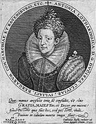 Антуанетта Лотарингская. 1599. Офорт