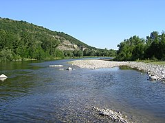 L'Ardèche près d’Aubenas.