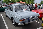 Audi 60 (1970-1972), achteraanzicht