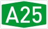 Autokinetodromos A25 number