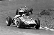 Jack Brabham in the Cooper T53 at the 1960 Dutch Grand Prix