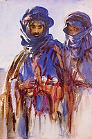 Beduinos, c. 1905-1906, acuarela, Brooklyn Museum of Art