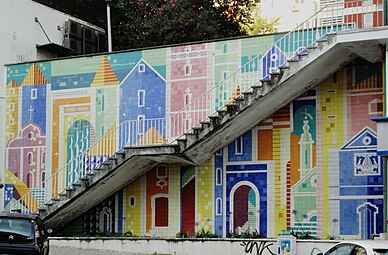 Painel de azulejos de Carlos Botelho