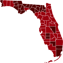 COVID-19 Разпространение във Флорида по графство.svg