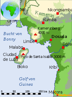 Lokasi Kamerun