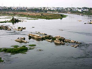 Sungai Kaveri di Erode.