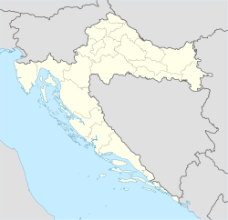 Mappa della Croazia