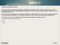 Screenshots of Debian Graphical Installer