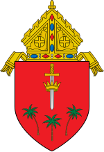 Coat of arms of the Diocese of Lucena