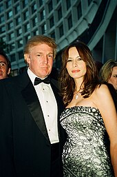 Donald Trump and Melania Knauss in 1999 Donald and Melania 1999.jpg