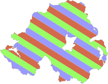 Map of the Northern Irish results European Parliament election, 1979-1999 (Northern Ireland, UK).svg