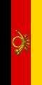 Aushängeflagge der Deutschen Bundespost, 2:1,
