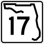 Straßenschild der Florida State Road 17