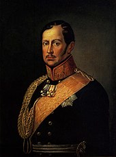 King Frederick William III ruled Prussia 1797 to 1840. Friedrich Wilhelm III., Konig von Preussen (unbekannter Maler).jpg
