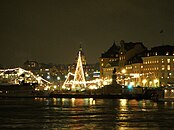 Julstämning på Skeppsbron, 1:a advent 2008