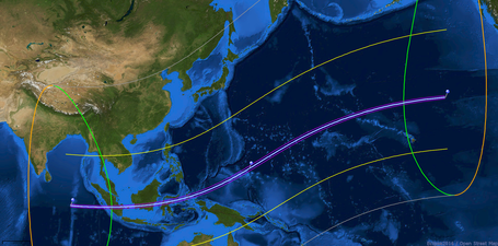 Peta gerhana matahari 2016.