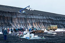 Shooting in Nochten open-pit mine Gundermann-Dreharbeiten im Tagebau Nochten, Andreas Franke.jpg