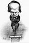 Honoré Daumier - karykatura Victora Hugo