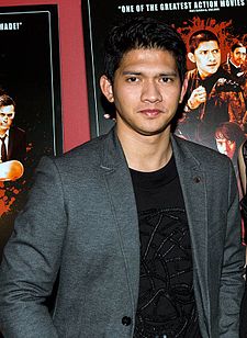 Iko Uwais na premiéře Zátahu 2 v New Yorku v březnu 2014