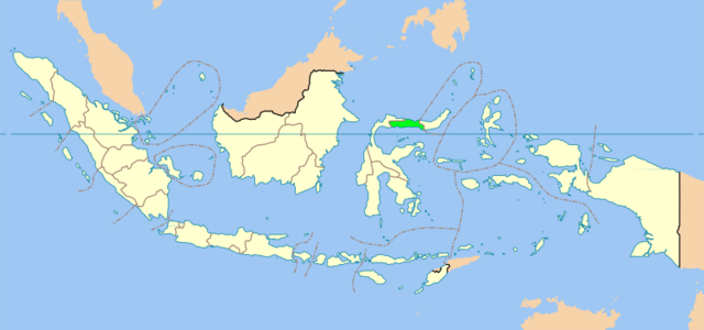 Lokasi Gorontalo di Indonesia