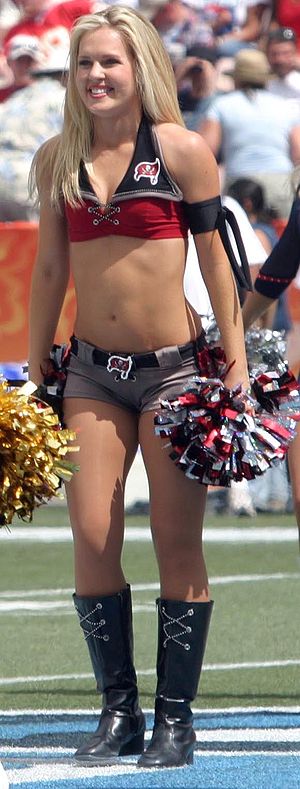 Cheerleader in 2006 costume