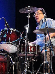 Jim Pugliese live at Jazz Festival in Saalfelden, 2009. Photo by Davide Leonardi.