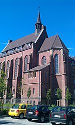 Kapelle am kath. Altenheim Vincenzhaus zwischen Grenz- und Wörthstraße