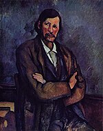 Die Cézanne-Gemälde Mann mit verschränkten Armen und Mont Sainte-Victoire