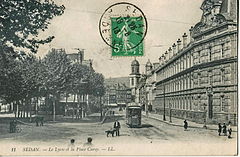 SEDAN - Le Lycée et la Place Cursy