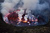 Lava Lake of the Nyiragongo Volcano in Virunga National Park