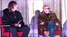 Liam Gallagher a Paul Arthurs na premiéře dokumentu Supersonic, 2016