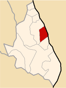 Location of Paico in the Sucre province