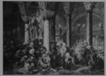 Muslim refugees in Hagia Sophia