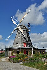 Mahnkesche Mühle im Tierpark Stralsund (25 июня 2012 г.), автор Klugschnacker в Википедии (3) .JPG