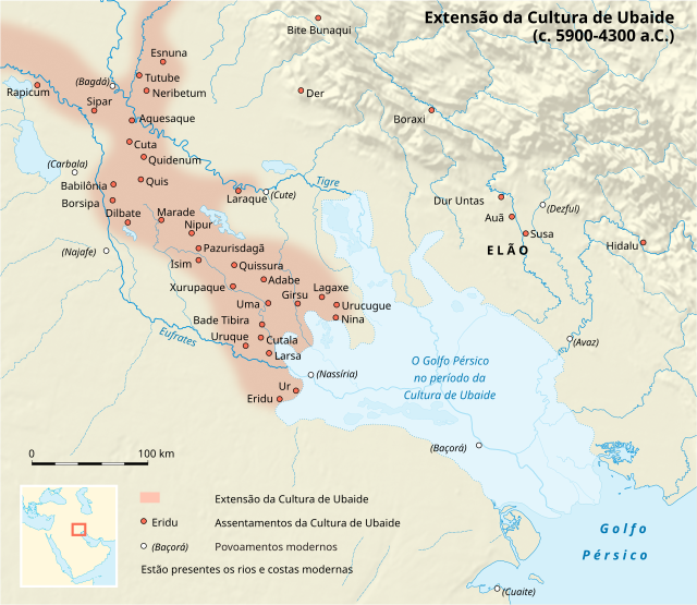 Localização de Al-Ubaid