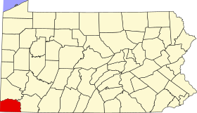 Localisation de Comté de Greene(Greene County)