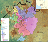 Map of the Grassfields languages