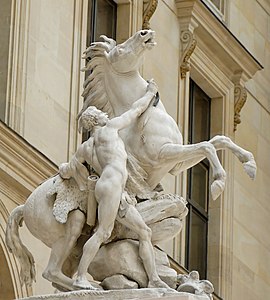 Les chevaux de Marly, musée du Louvre, Paris.