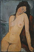 Female nude; Iris Tree, c. 1916