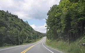 Route 212 entre Woburn et Notre-Dame-des-Bois.