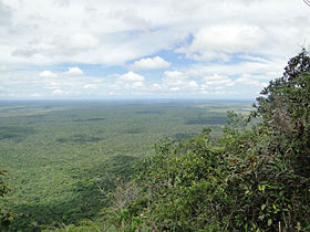 Vista do Parque Nacional do Monte Pascoal, na Bahia.