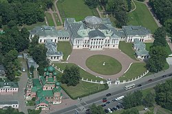 Ostankino Palace, from the observation deck of the Ostankino Tower, Ostankinsky District