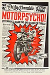 כרזת הסרט "מוטורסייקו" משנת 1965, סרט ניצול מסוגת "האופנוענים"