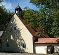 Friedhofsgebäude im Waldfriedhof Solln