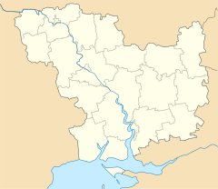 Mapa lokalizacyjna obwodu mikołajowskiego