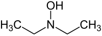 Strukturformel von N,N-Diethylhydroxylamin