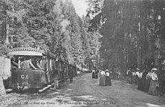 Saut des Cuves - Le tramway de la Schlucht