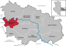 Oranienbaum-Wörlitz i Landkreis Wittenberg, Sachsen-Anhalt.